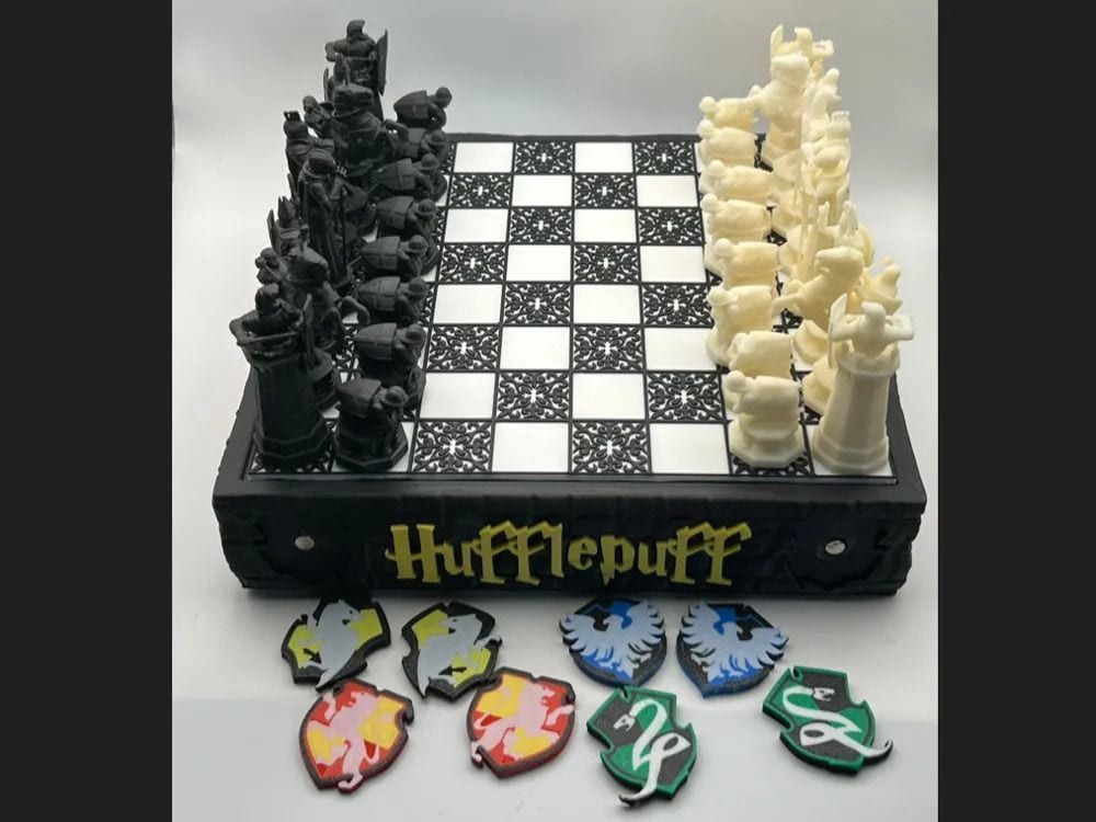Ajedrez de Hogwarts · 4 Casas · Harry Potter