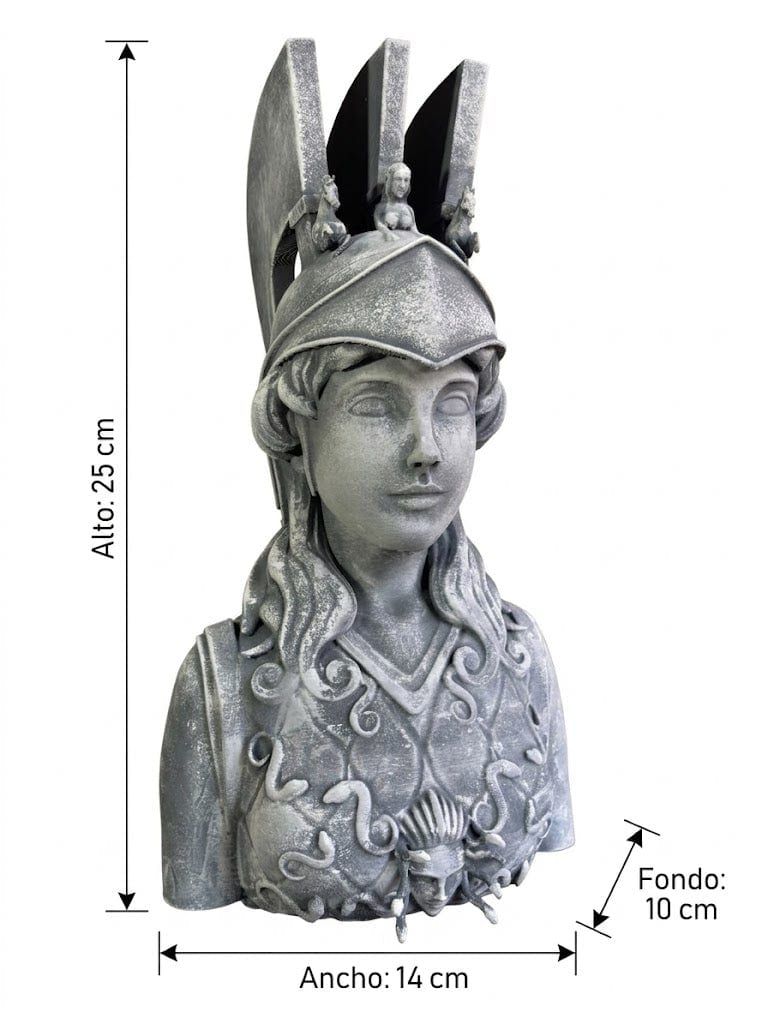 Busto de Atena · 25 cm · Saint Seiya