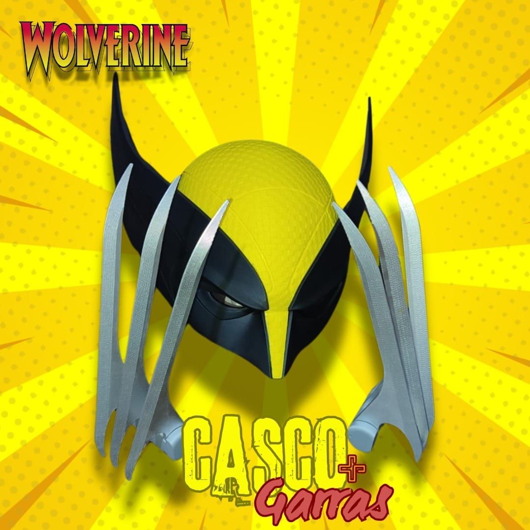 Casco de Wolverine + Garras · Marvel