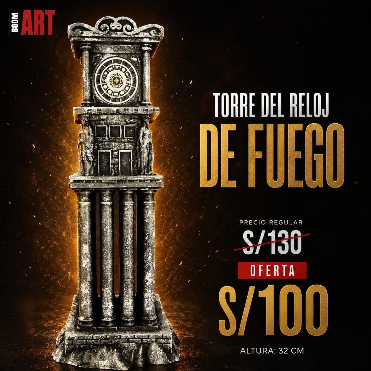 Torre del Reloj de Fuego · Saint Seiya